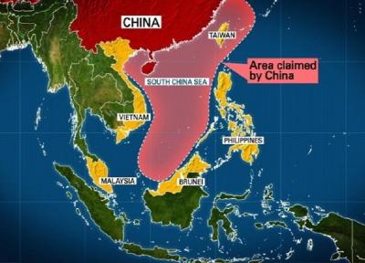پرواز بمب افکن آمریکا بر فراز جزایر مورد ادعای چین