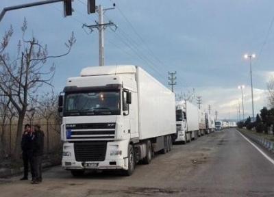 تردد کامیون های ترانزیتی و صادراتی ایرانی به آذربایجان روان می شود