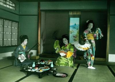 عکس هایی شفاف و رنگی از زندگی در ژاپن قدیم
